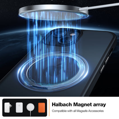 Futrola MagSafe za Apple iPhone 15, Torras, Ostand Pro, Crna