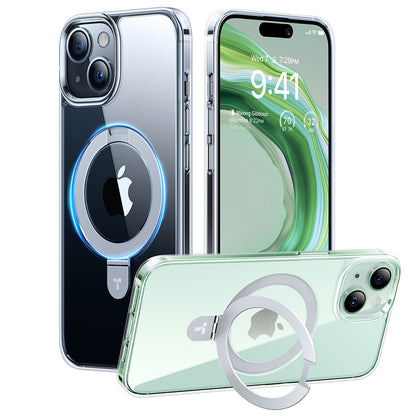 Futrola MagSafe za Apple iPhone 15, Torras, Ostand, Transparentna