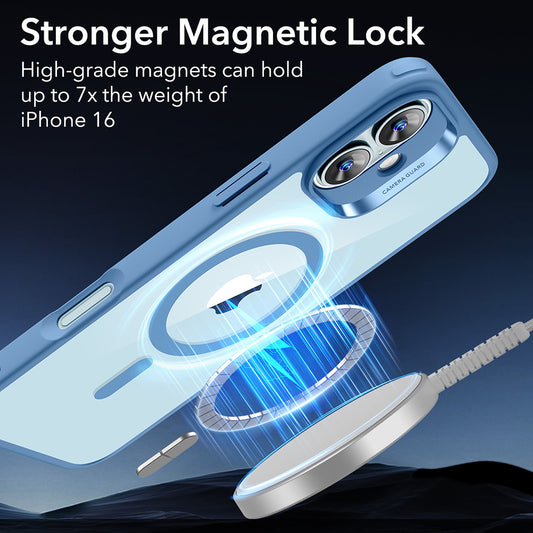 Husa MagSafe za Apple iPhone 16, ESR, Classic Hybrid, Plavo Transparentna