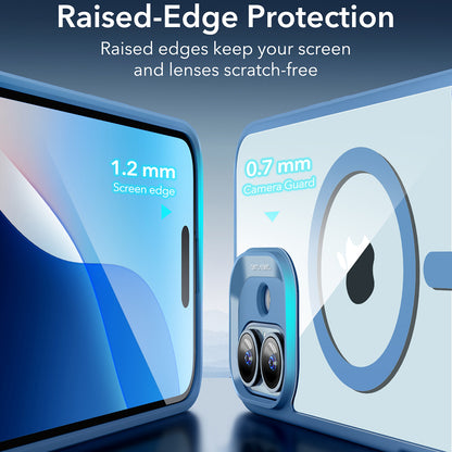 Husa MagSafe za Apple iPhone 16, ESR, Classic Hybrid, Plavo Transparentna