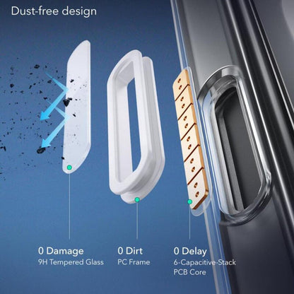 MagSafe futrola za Apple iPhone 16, ESR, Classic Hybrid Slide, Crna Satenska