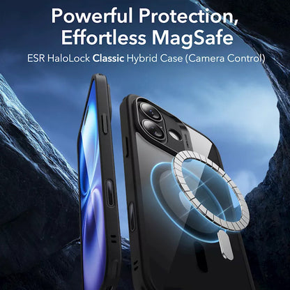 Futrola MagSafe za Apple iPhone 16, ESR, Classic Hybrid Slide, Crno Providna