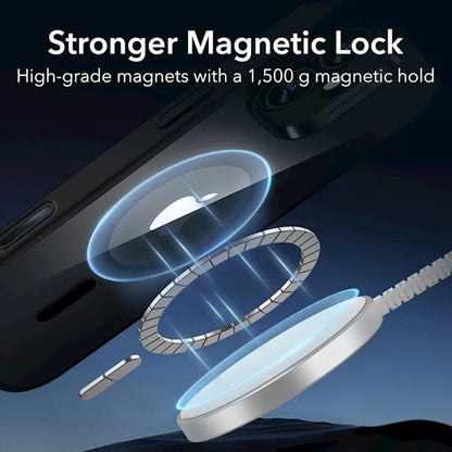 Futrola MagSafe za Apple iPhone 16, ESR, Classic Hybrid Slide, Crno Providna