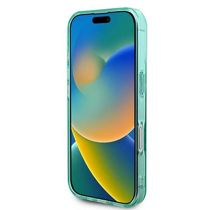 Futrola MagSafe za Apple iPhone 16, Guess, IML Rhinestone, Zelena