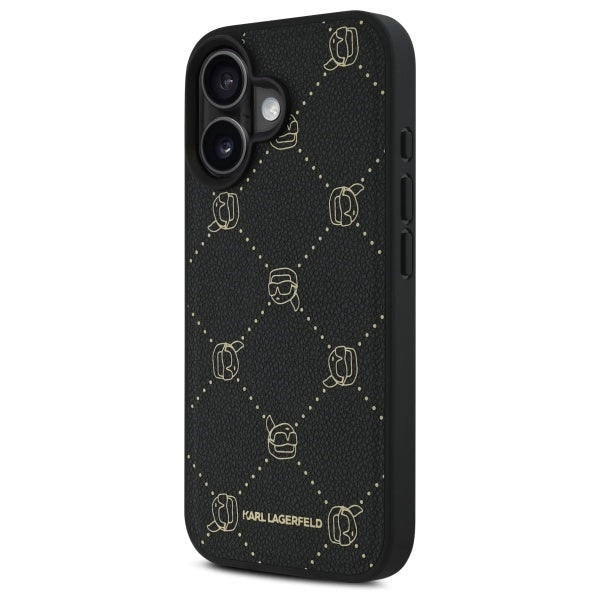 Futrola MagSafe za Apple iPhone 16, Karl Lagerfeld, Karl's Head, Crna