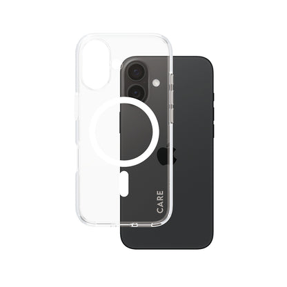 Futrola MagSafe za Apple iPhone 16, PanzerGlass, Care Urban Combat, Bela Transparentna