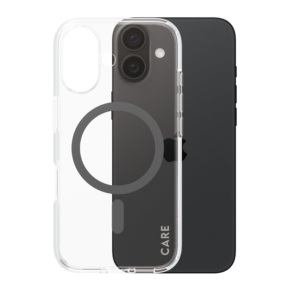 Futrola MagSafe za Apple iPhone 16, PanzerGlass, Care Urban Combat, Crna Transparentna