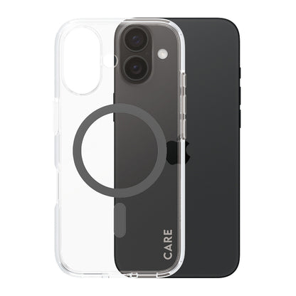 Futrola MagSafe za Apple iPhone 16, PanzerGlass, Care Urban Combat, Crna Transparentna