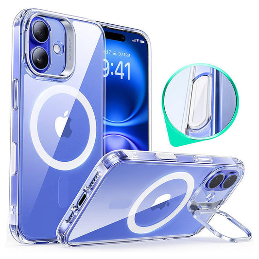 Futrola MagSafe za Apple iPhone 16 Plus, ESR, Classic Hybrid Kickstand Slide, Transparentna