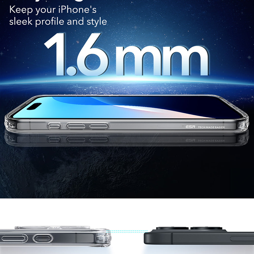 Futrola MagSafe za Apple iPhone 16 Plus, ESR, Classic Hybrid, Transparentna