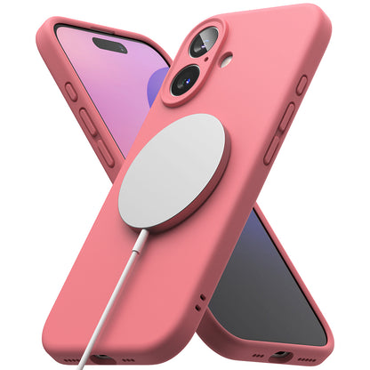 MagSafe futrola za Apple iPhone 16 Plus, Ringke, Silikonska, Roze