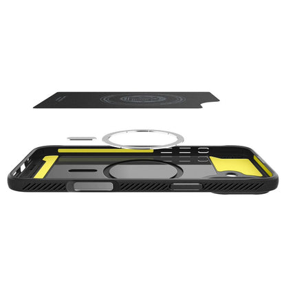 Futrola MagSafe za Apple iPhone 16 Plus, Spigen, Rugged Armor, Mat Crna