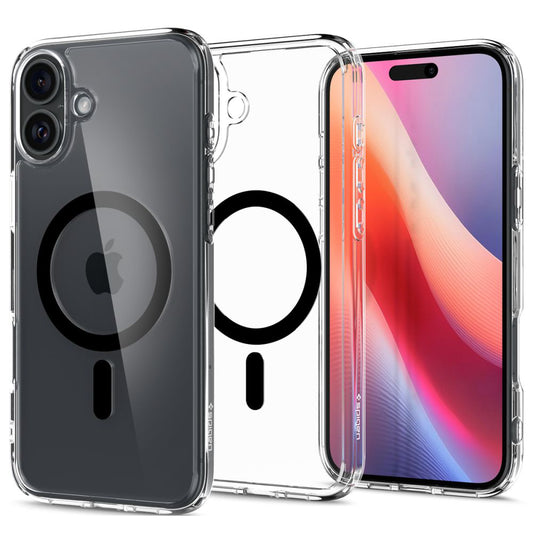 Futrola MagSafe za Apple iPhone 16 Plus, Spigen, Ultra Hybrid, Crna