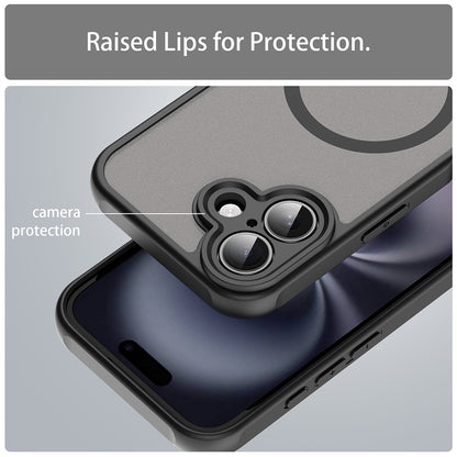 MagSafe futrola za Apple iPhone 16 Plus, Techsuit, HaloFrost II, Crna