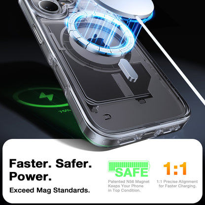 Futrola MagSafe za Apple iPhone 16 Plus, Torras, Diamond, Transparentna