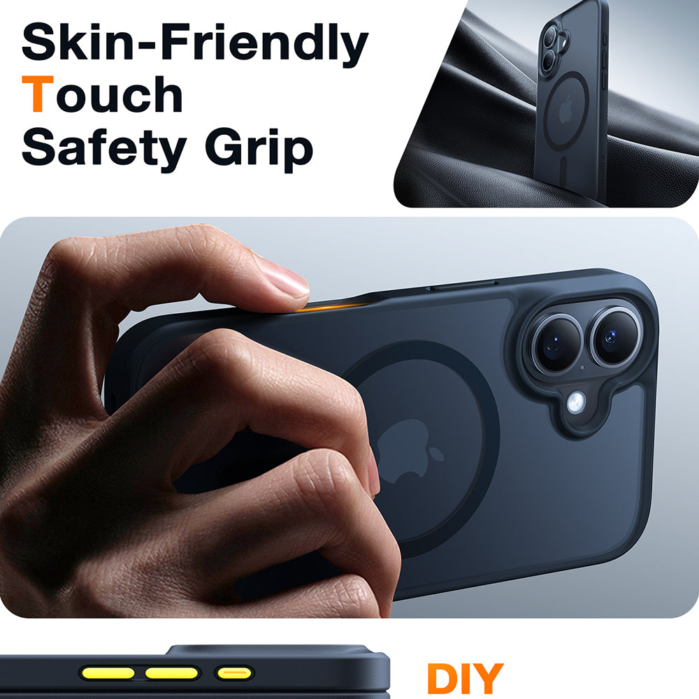 Futrola MagSafe za Apple iPhone 16 Plus, Torras, Guardian, Crna