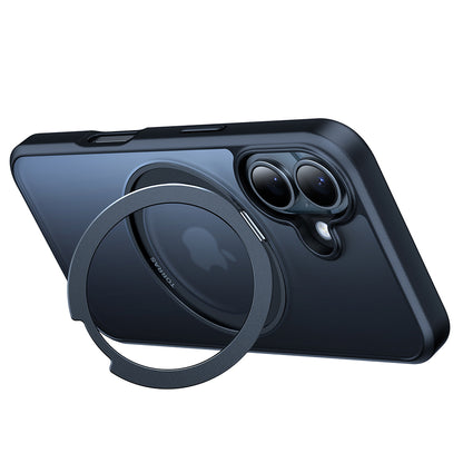 Husa MagSafe za Apple iPhone 16 Plus, Torras, Ostand Pro, Crna