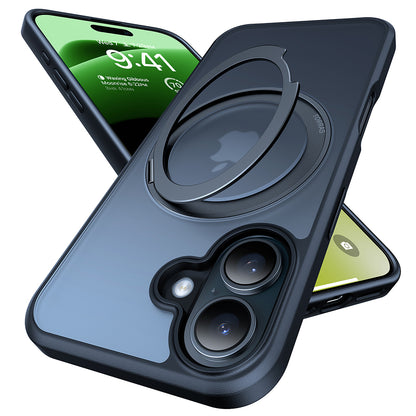 Husa MagSafe za Apple iPhone 16 Plus, Torras, Ostand Pro, Crna