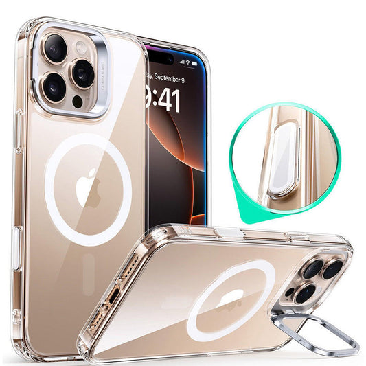 Futrola MagSafe za Apple iPhone 16 Pro, ESR, Classic Hybrid Kickstand Slide, Transparentna