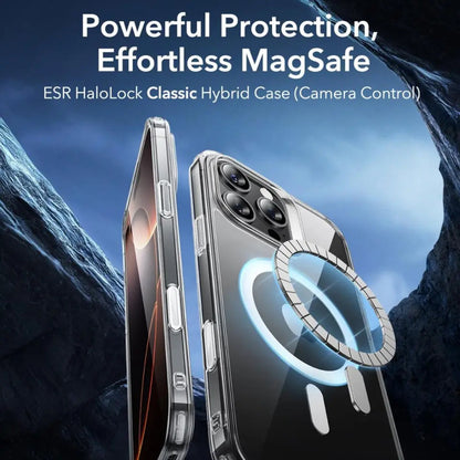 Husa MagSafe za Apple iPhone 16 Pro, ESR, Classic Hybrid Slide, Crna Satinirana