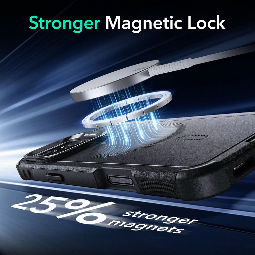 Futrola MagSafe za Apple iPhone 16 Pro, ESR, Cyber Armor Kickstand, Zelena