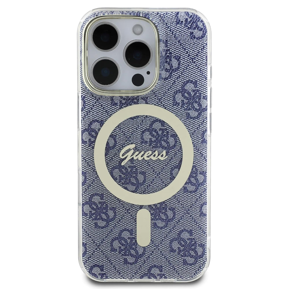 Futrola MagSafe za Apple iPhone 16 Pro, Guess, IML 4G, Plava