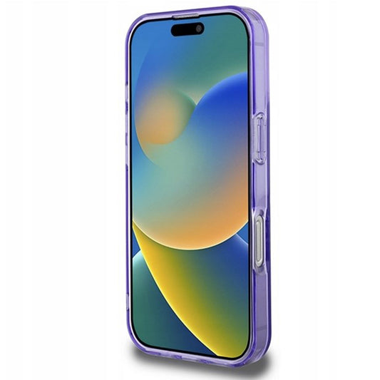 Futrola MagSafe za Apple iPhone 16 Pro, Guess, IML Flowers Wreath, Ljubičasta