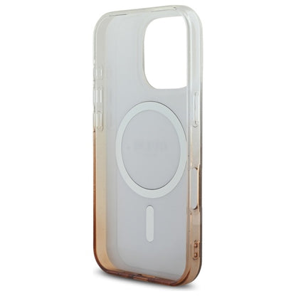 Futrola MagSafe za Apple iPhone 16 Pro, Guess, IML Glitter Gradient, Braon
