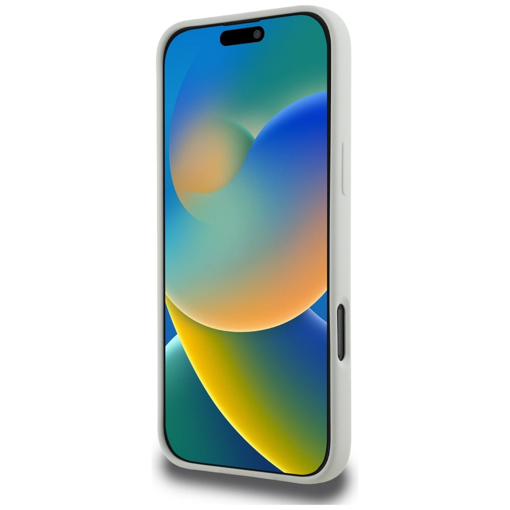 Futrola MagSafe za Apple iPhone 16 Pro, Karl Lagerfeld, Silikonska Karl & Choupette's Heads, Bež