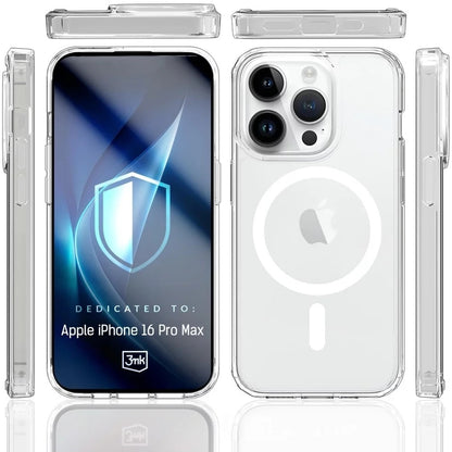 MagSafe futrola za Apple iPhone 16 Pro Max, 3MK, Armor MagCase, Providna