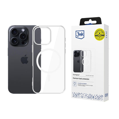 MagSafe futrola za Apple iPhone 16 Pro Max, 3MK, Clear MagCase, Providna