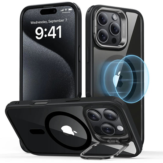 Futrola MagSafe za Apple iPhone 16 Pro Max, ESR, Classic Hybrid Kickstand, Crno Providna