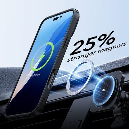 Husa MagSafe za Apple iPhone 16 Pro Max, ESR, Classic Hybrid Kickstand sa zaštitnikom ekrana, Satensko crna
