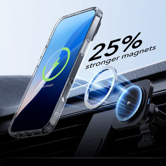 Futrola MagSafe za Apple iPhone 16 Pro Max, ESR, Classic Hybrid Kickstand sa zaštitnikom ekrana, Transparentna