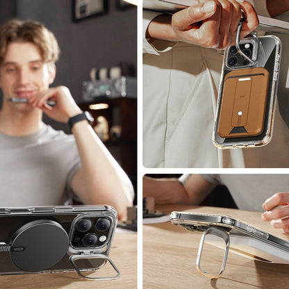 Futrola MagSafe za Apple iPhone 16 Pro Max, ESR, Classic Hybrid Kickstand sa zaštitnikom ekrana, Transparentna