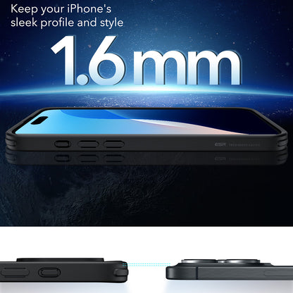 MagSafe futrola za Apple iPhone 16 Pro Max, ESR, Classic Hybrid, Crna Satenska