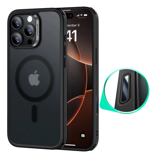 Husa MagSafe za Apple iPhone 16 Pro Max, ESR, Classic Hybrid Slide, Crna Satinirana