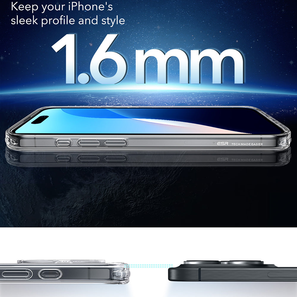 Futrola MagSafe za Apple iPhone 16 Pro Max, ESR, Classic Hybrid, Transparentna