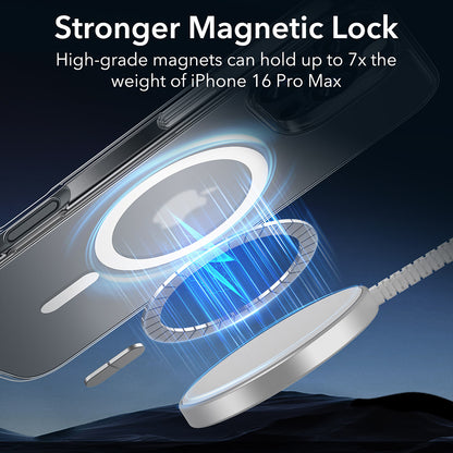 Futrola MagSafe za Apple iPhone 16 Pro Max, ESR, Classic Hybrid, Satinirano Transparentna