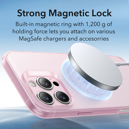 Futrola MagSafe za Apple iPhone 16 Pro Max, ESR, Zero, Roze Satinirana