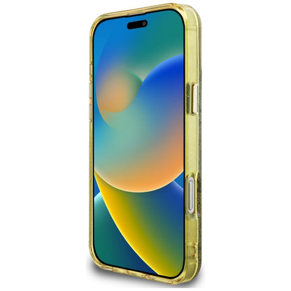 Futrola MagSafe za Apple iPhone 16 Pro Max, Guess, IML Glitter 4G Circle Triangle, Braon