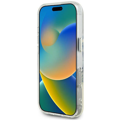 Futrola MagSafe za Apple iPhone 16 Pro Max, Guess, IML Metal Colored Circle, Roze