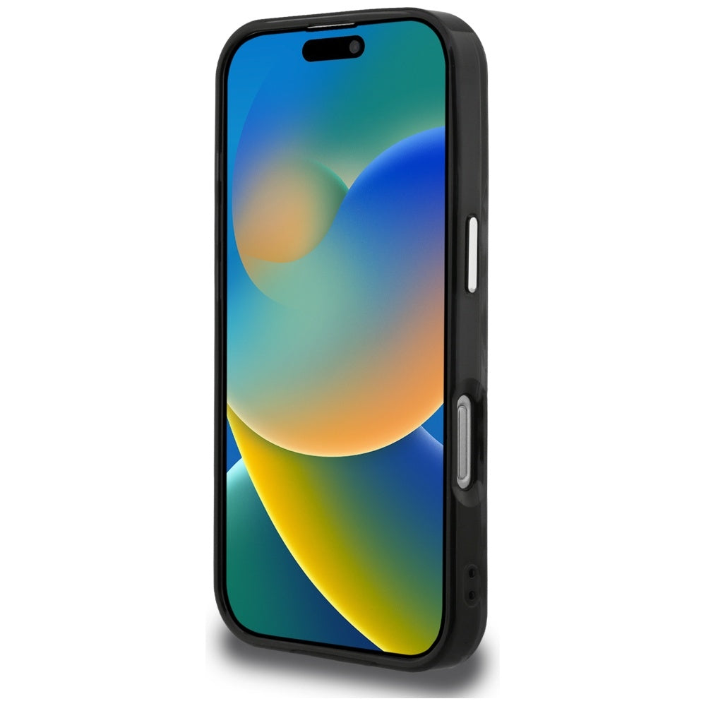 Futrola MagSafe za Apple iPhone 16 Pro Max, Karl Lagerfeld, IML Leopard Pattern, Crna