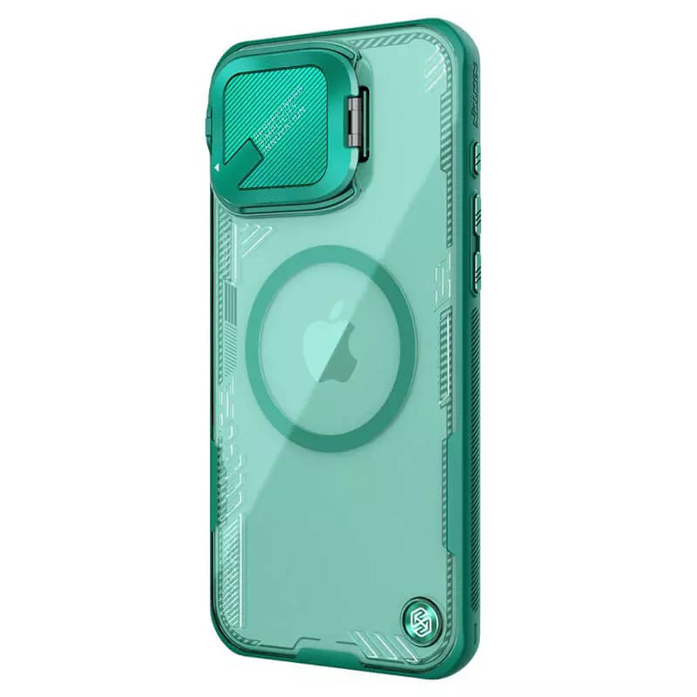 MagSafe futrola za Apple iPhone 16 Pro Max, Nillkin, Iceblade Prop (bez otvora za kameru), Zelena