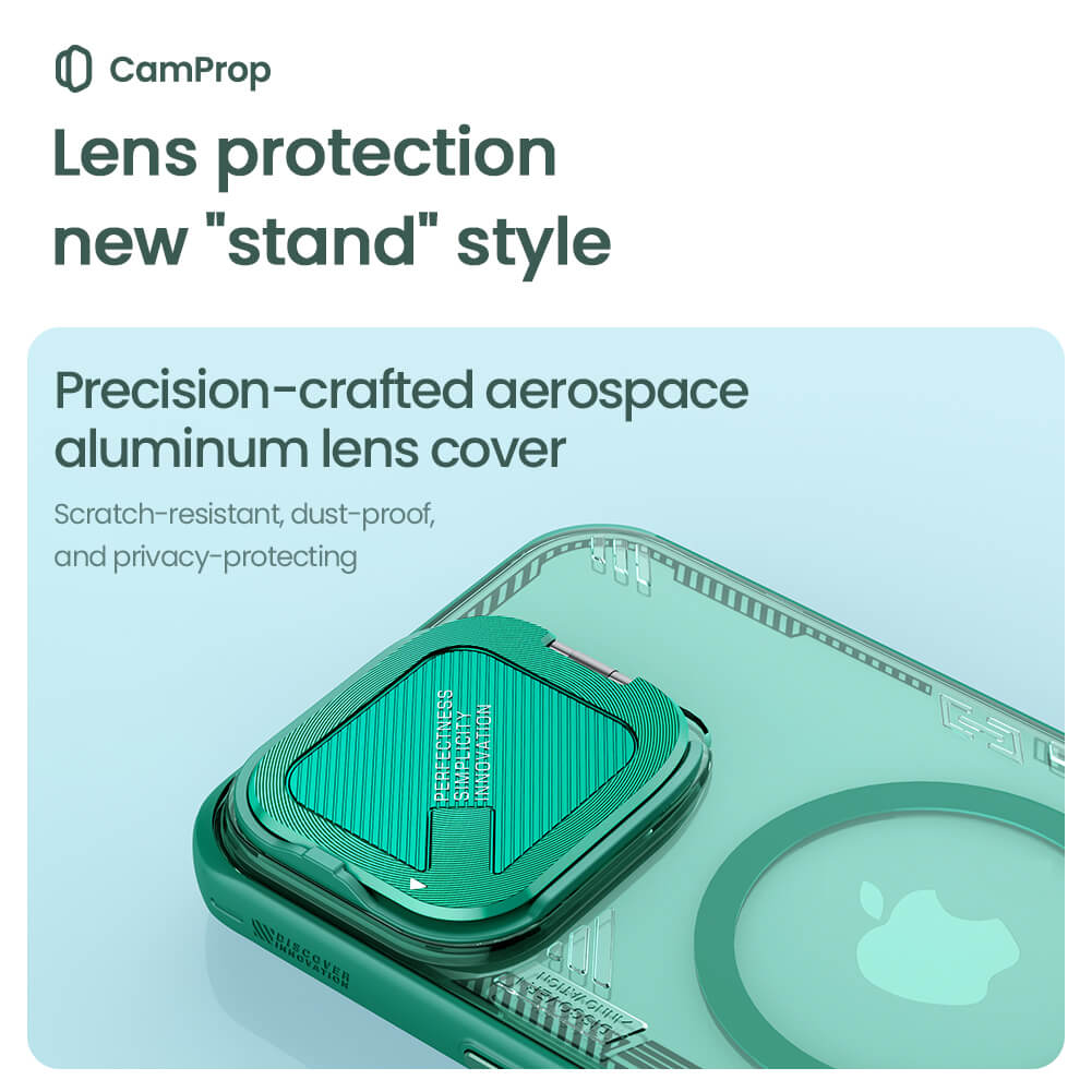MagSafe futrola za Apple iPhone 16 Pro Max, Nillkin, Iceblade Prop (bez otvora za kameru), Zelena