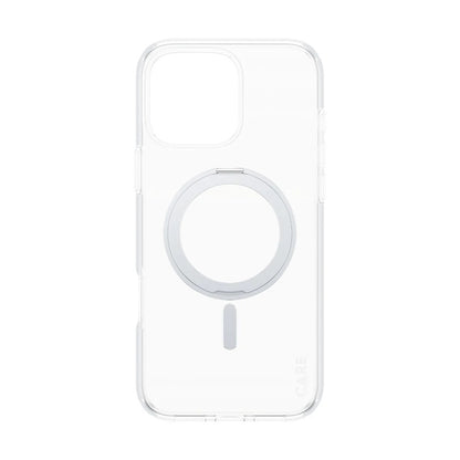 Futrola MagSafe za Apple iPhone 16 Pro Max, PanzerGlass, Care Feature Kickstand, Srebrno Transparentna