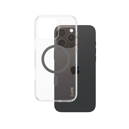 Futrola MagSafe za Apple iPhone 16 Pro Max, PanzerGlass, Care Urban Combat, Crna Transparentna