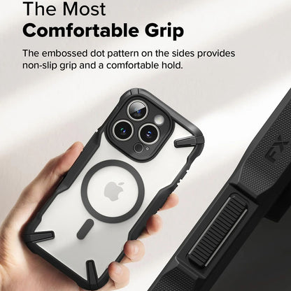 Futrola MagSafe za Apple iPhone 16 Pro Max, Ringke, Fusion X, Crna