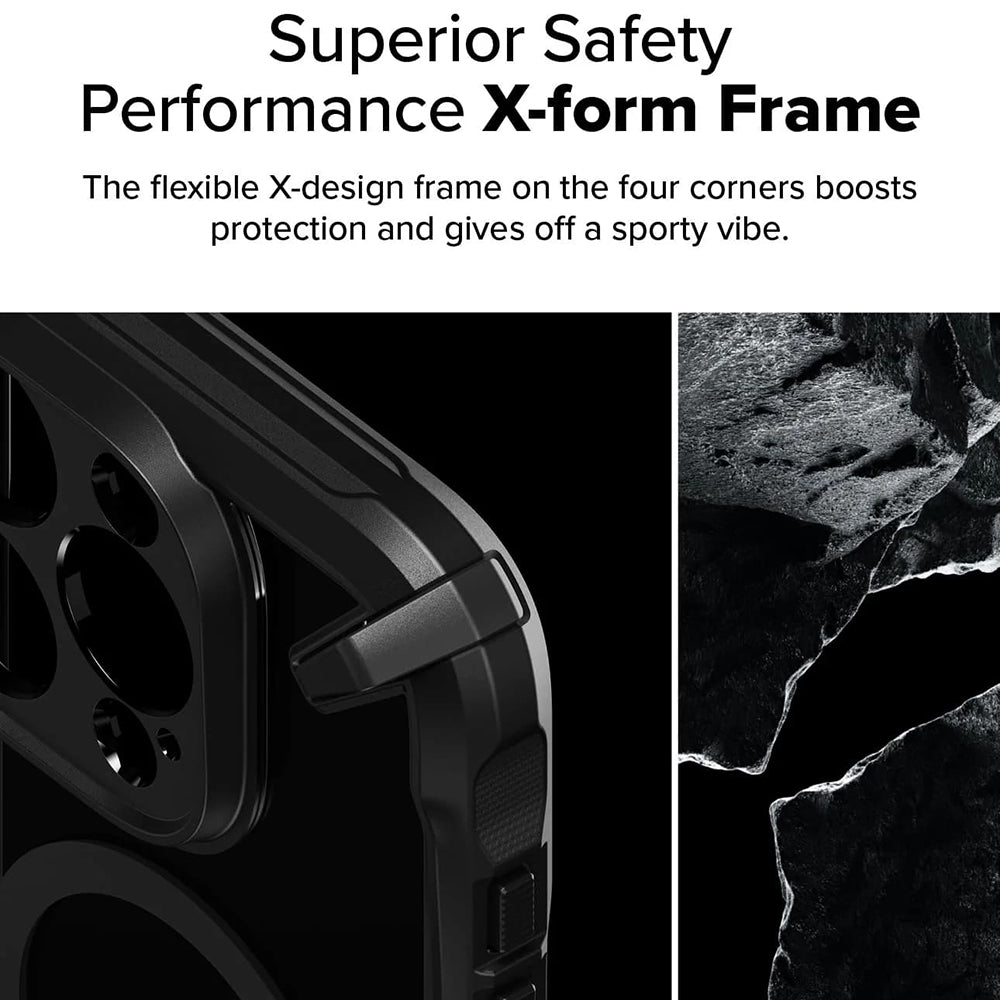 Futrola MagSafe za Apple iPhone 16 Pro Max, Ringke, Fusion X, Crna