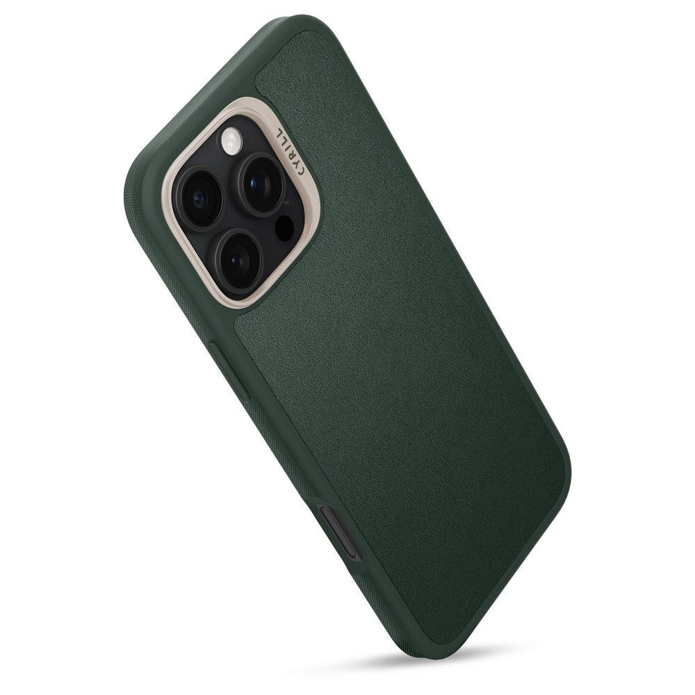 Husa MagSafe za Apple iPhone 16 Pro Max, Spigen, Cyrill Kajuk, Zelena Satinirana ACS08398